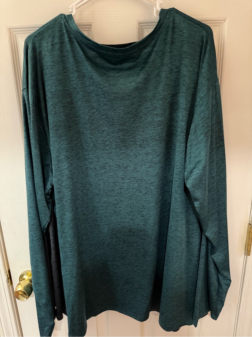 Real Essentials Men’s Long Sleeve Crew Neck Tee — Burgundy, Gray, Teal - Picture 3 of 8